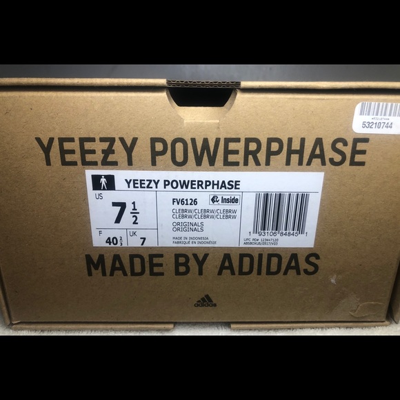 ⚠️SOLD⚠️ yeezy powerphase calabasas Clear Brown - Picture 9 of 9